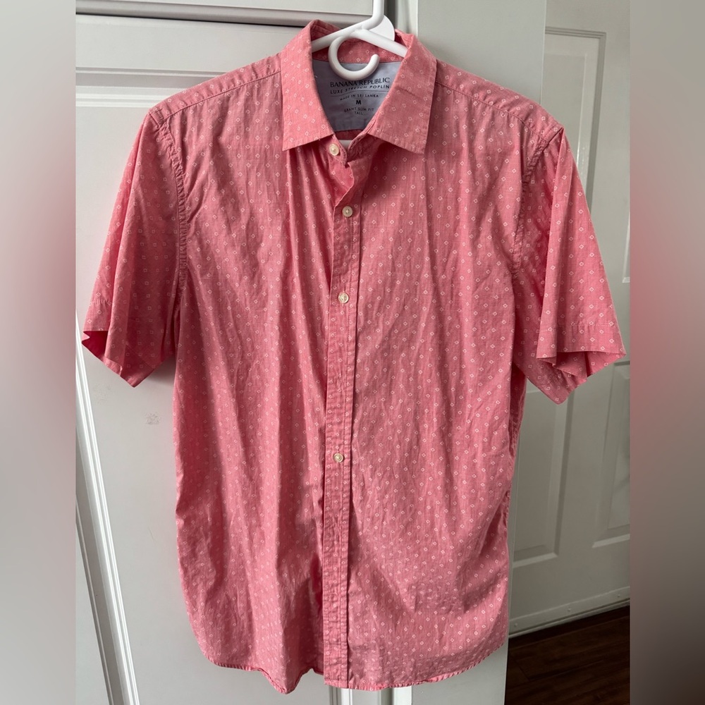 Banana Republic Short Sleeve Button Down